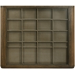 Bowery Hill Contemporary Brown / Cream Linen Textured Fabric King Bed