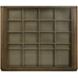 Bowery Hill Contemporary Brown / Cream Linen Textured Fabric Queen Bed