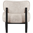 Bowery Hill Contemporary Beige Linen Textured Fabric Upholstered Accent Chair
