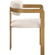 Bowery Hill Contemporary Beige Linen Textured Fabric Dining Chair (Set of 2)