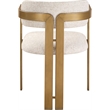Bowery Hill Contemporary Beige Linen Textured Fabric Dining Chair (Set of 2)