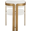 Bowery Hill Contemporary Cream Linen Textured Fabric Dining Chair (Set of 2)