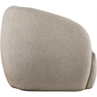 Bowery Hill Contemporary Soft Beige Fabric Upholstered Chair