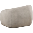 Bowery Hill Contemporary Soft Beige Fabric Upholstered Chair