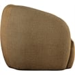 Bowery Hill Contemporary Soft Brown Fabric Upholstered Chair