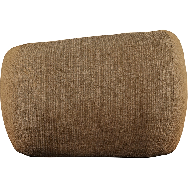 Bowery Hill Contemporary Soft Brown Fabric Upholstered Chair
