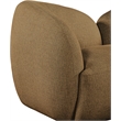 Bowery Hill Contemporary Soft Brown Fabric Upholstered Chair