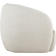 Bowery Hill Contemporary Soft Cream Fabric Upholstered Chair