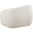 Bowery Hill Contemporary Soft Cream Fabric Upholstered Chair