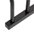 Bowery Hill Contemporary 6 Bikes Black Steel Bike Rack in Black