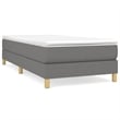 Bowery Hill Contemporary Engineered Wood Twin XL Bed Frame in Dark Gray