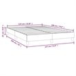 Bowery Hill Contemporary Upholstered Bed Frame in Light Grey