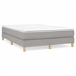 Bowery Hill Contemporary Queen Engineered Wood Bed Frame in Light Gray