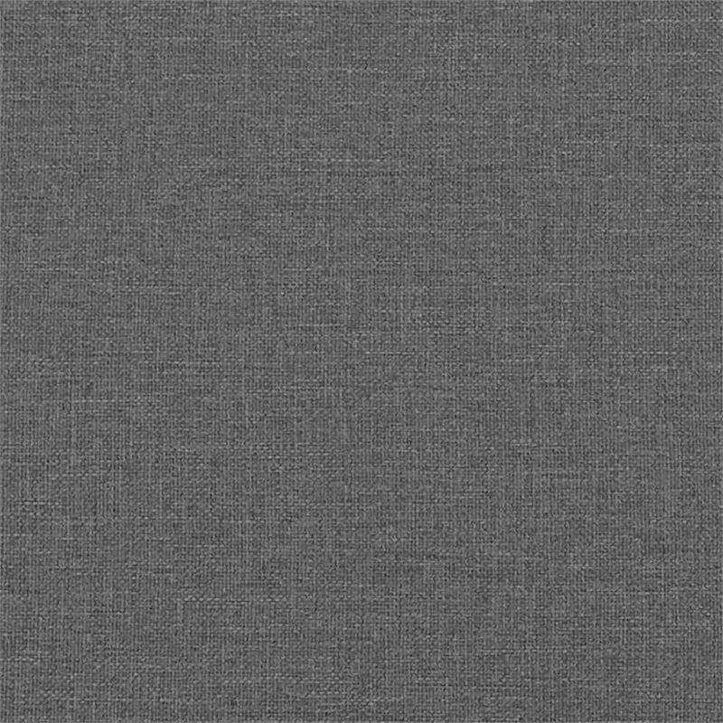 Bowery Hill Contemporary Engineered Wood Twin XL Bed Frame in Dark Gray