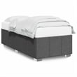 Bowery Hill Contemporary Engineered Wood Twin XL Bed Frame in Dark Gray