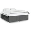 Bowery Hill Engineered Wood California King Bed Frame in Dark Gray