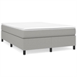 Bowery Hill Contemporary Queen Engineered Wood Bed Frame in Light Grey