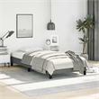 Bowery Hill Contemporary Engineered Wood Twin Bed Frame in Dark Gray