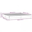 Bowery Hill Contemporary Engineered Wood Bed Frame in Dark Grey