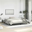 Bowery Hill Contemporary Engineered Wood Bed Frame in Dark Grey