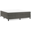 Bowery Hill Engineered Wood California King Bed Frame in Dark Gray