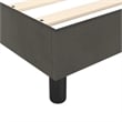 Bowery Hill Engineered Wood California King Bed Frame in Dark Gray