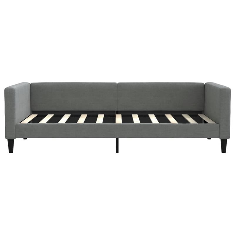 Bowery Hill Contemporary Sleeper Sofa Day Bed in Dark Gray Finish