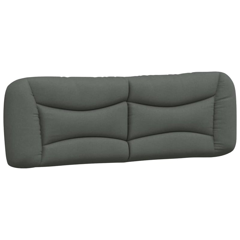 Bowery Hill Contemporary Engineered Wood Queen Bed Frame in Dark Gray