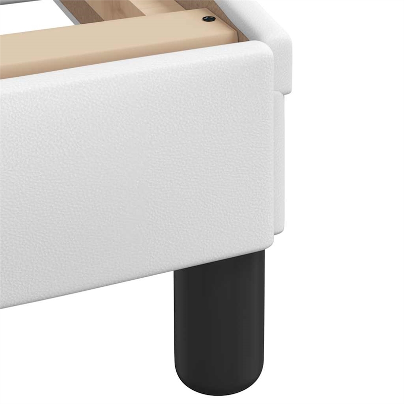 Bowery Hill Modern / Contemporary Twin Bed Frame in White Finish