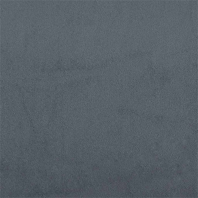Bowery Hill Contemporary Engineered Wood Twin XL Bed Frame in Dark Gray