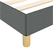 Bowery Hill Contemporary Engineered Wood Full Bed Frame in Dark Gray