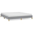 Bowery Hill Engineered Wood California King Bed Frame in Light Gray