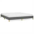 Bowery Hill Engineered Wood California King Bed Frame in Dark Gray