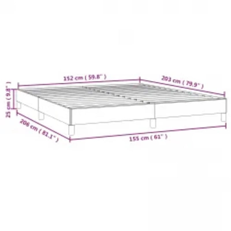 Bowery Hill Queen Faux Leather Engineered Wood Bed Frame in White