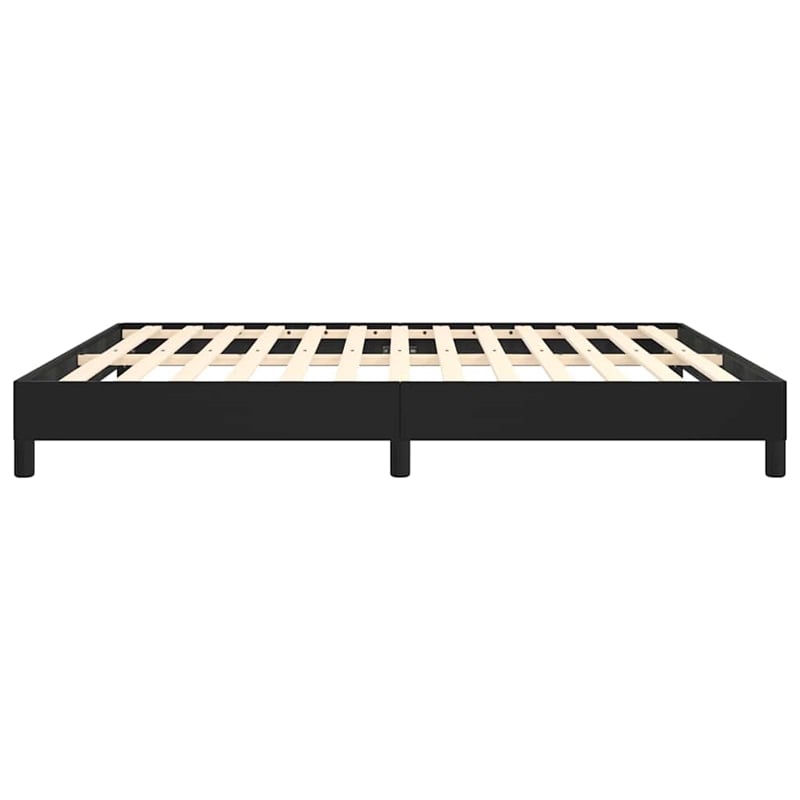 Bowery Hill Contemporary Engineered Wood King Bed Frame in Black