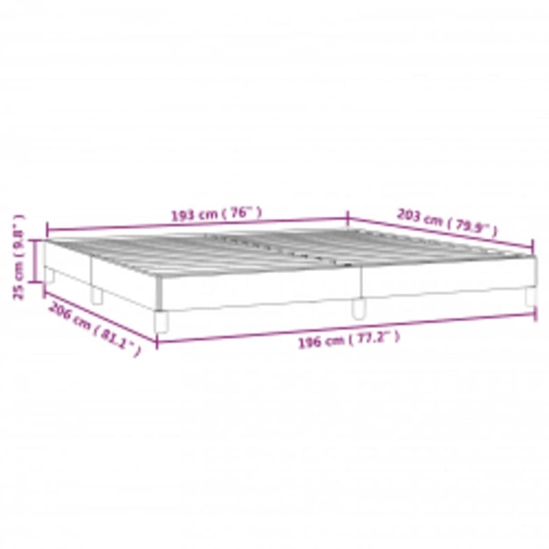 Bowery Hill Contemporary Engineered Wood King Bed Frame in Black