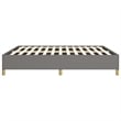 Bowery Hill Contemporary Engineered Wood Bed Queen Frame in Dark Gray
