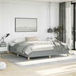 Bowery Hill Contemporary Engineered Wood King Bed Frame in Light Gray