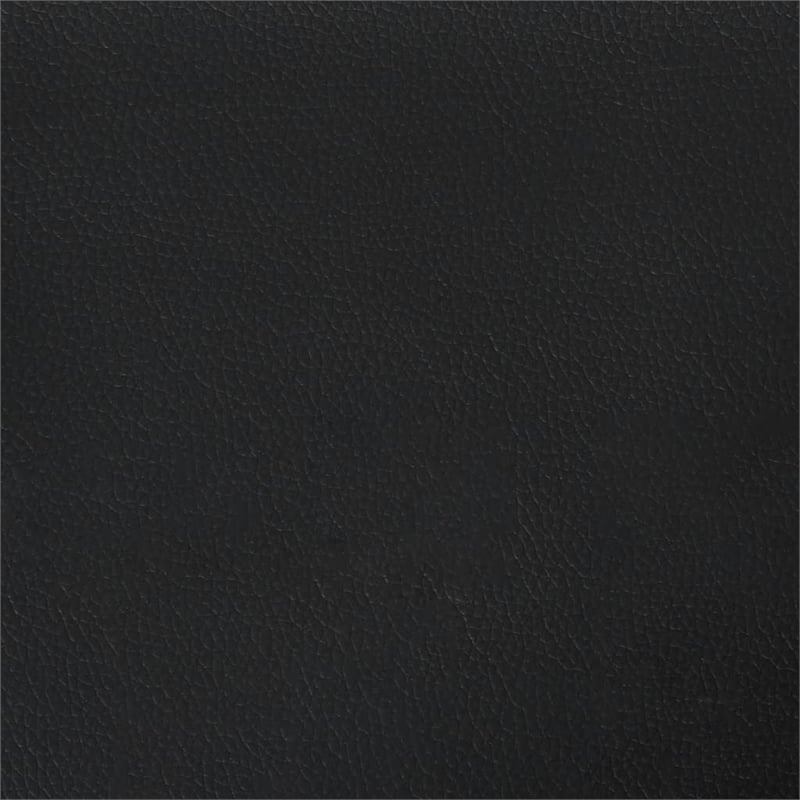 Bowery Hill Contemporary Faux leather Full Bed Frame in Black