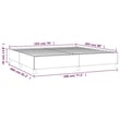 Bowery Hill Contemporary Engineered Wood King Bed Frame in Dark Gray