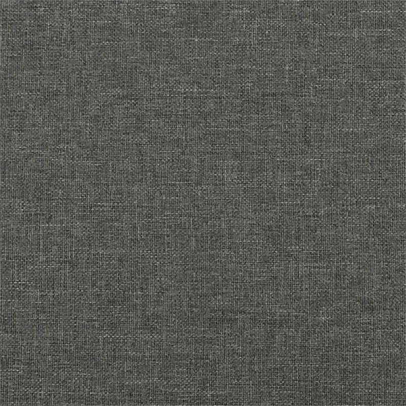 Bowery Hill Contemporary Engineered Wood Twin XL Bed Frame in Dark Gray