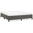 Bowery Hill Engineered Wood California King Bed Frame in Dark Gray