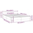 Bowery Hill Contemporary Full With Headboard Bed Frame in Light Gray