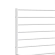 Bowery Hill Powder-Coated Steel Cal King/Double Bed Frame in White