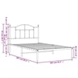 Bowery Hill Contemporary Engineered wood Twin Bed Frame in Black