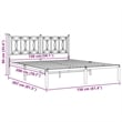 Bowery Hill Contemporary Engineered Wood King Bed Frame in Black