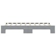 Bowery Hill Contemporary Polyester Daybed With Trundle in Light Grey