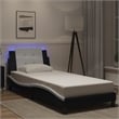 Bowery Hill Contemporary Engineered wood Twin XL Bed Frame in Black
