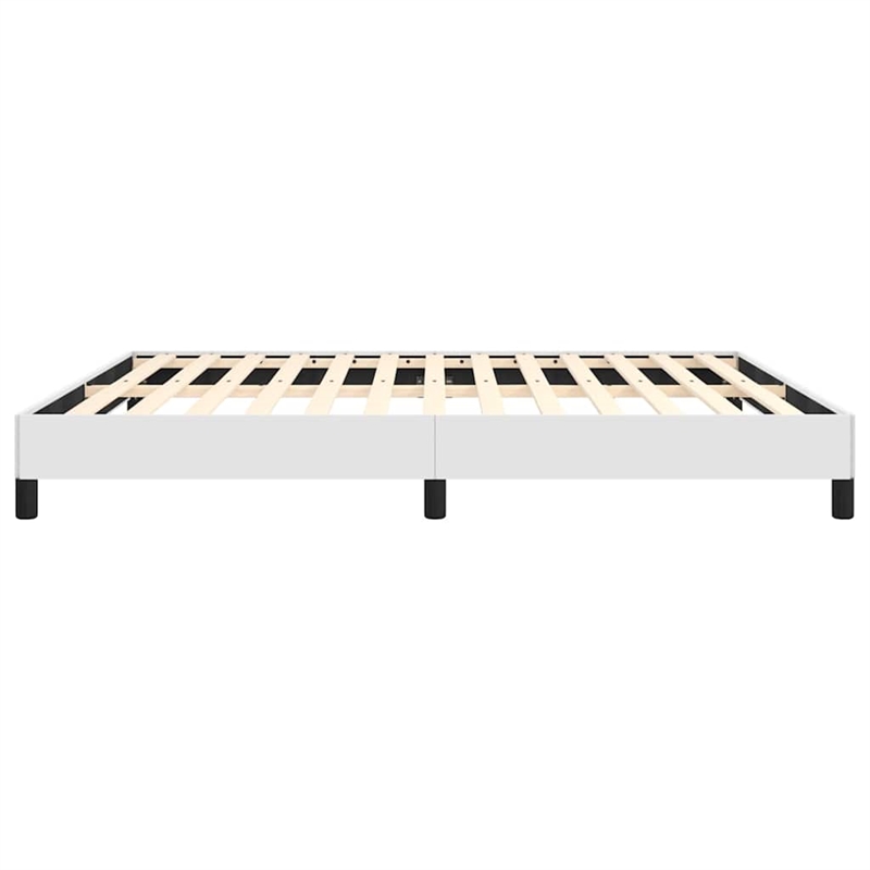 Bowery Hill Contemporary Engineered Wood California King Bed Frame in White