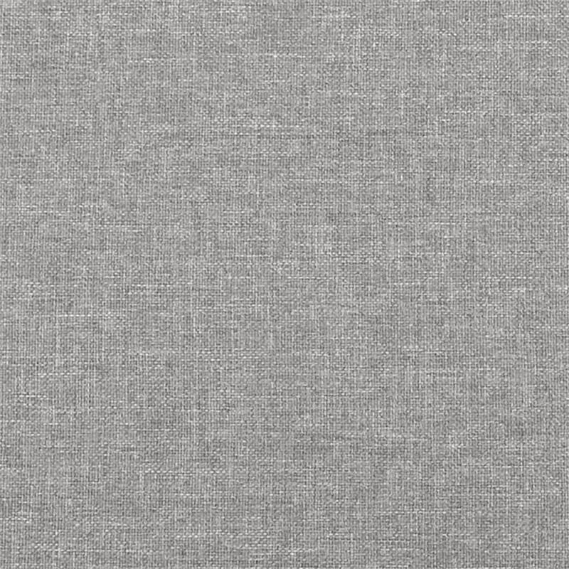 Bowery Hill Contemporary Twin XL Engineered Wood Bed Frame in Light Grey